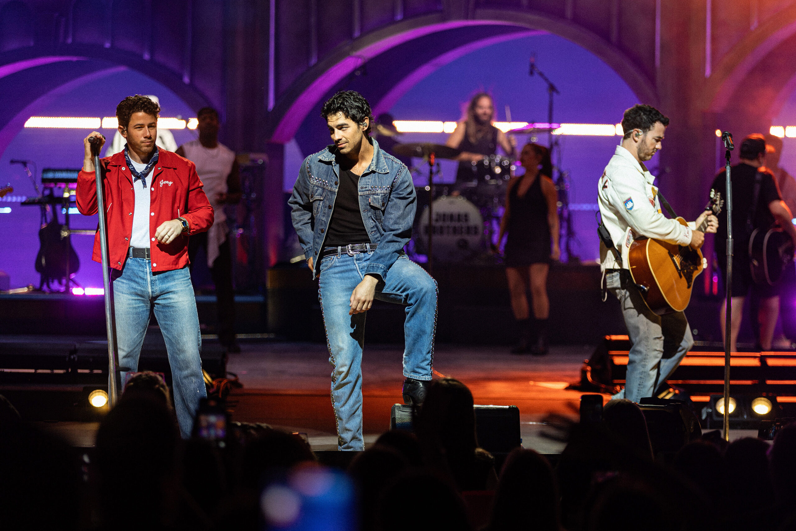 The Jonas Brothers’ “Jonas20: Greetings from Your Hometown” tour commemorates the almost 20 years it’s been since their first single, “Mandy,” debuted in 2005. 