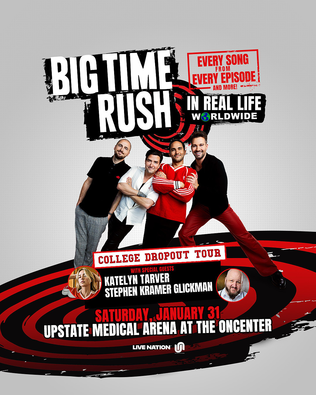 Big Time Rush to perform at The Oncenter War Memorial in January