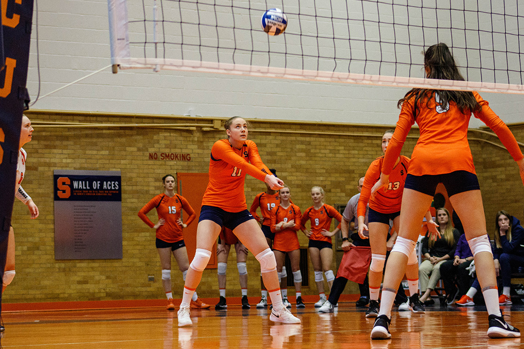 Polina Shemanova gets ready for a dig
