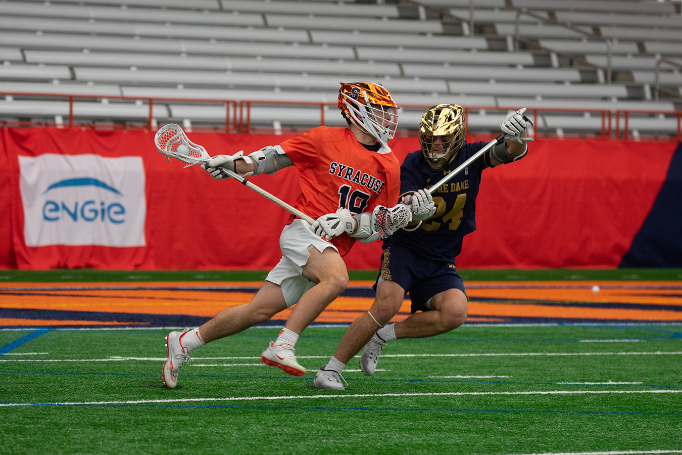 Cole Kirst, Alex Simmons keep SU close in loss to Notre Dame - Vimarsana News