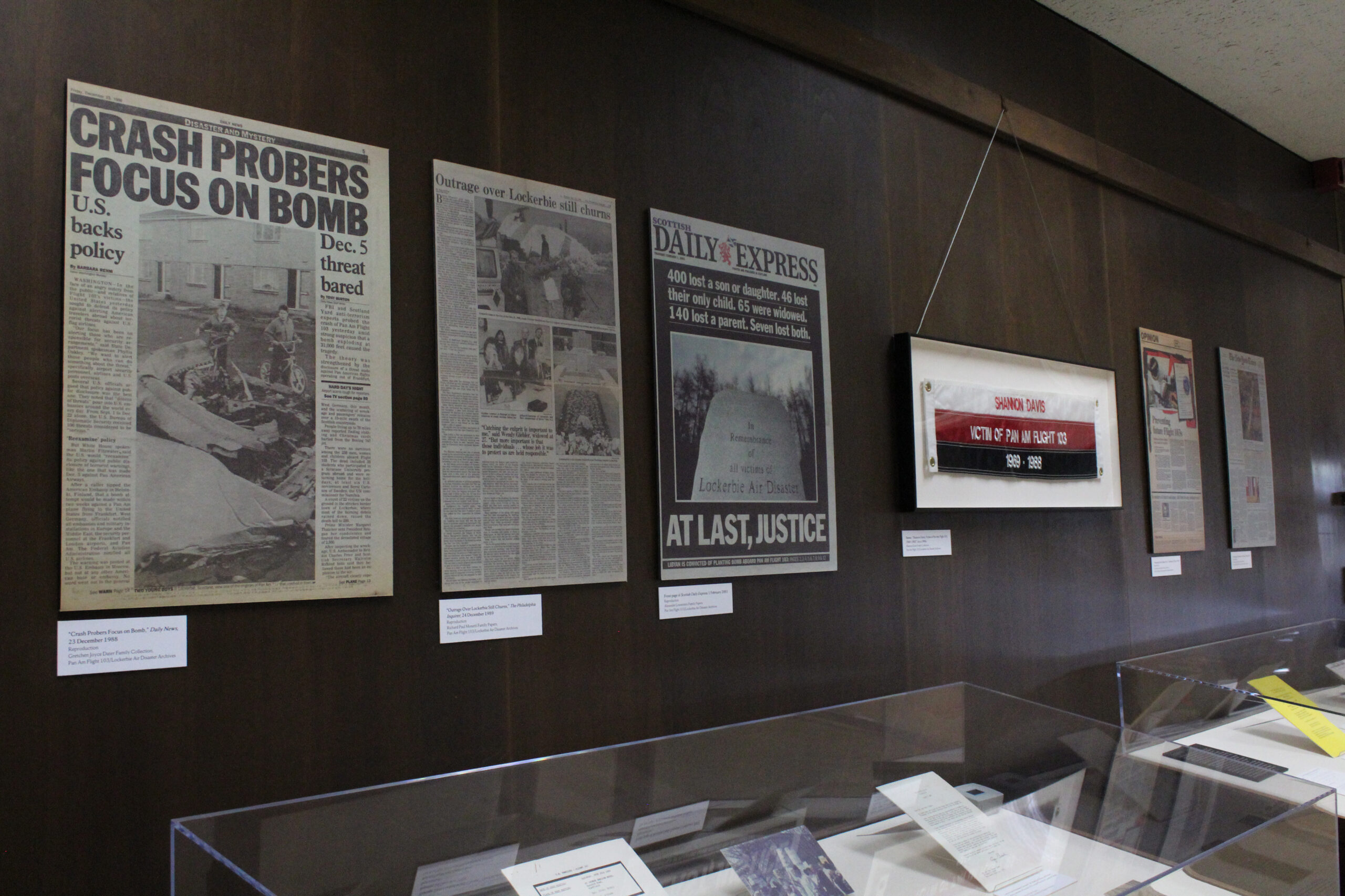 Bird Library's 'Pursuit of Justice' exhibit honors the legacies of Pan Am Flight 103 victims - Vimarsana News