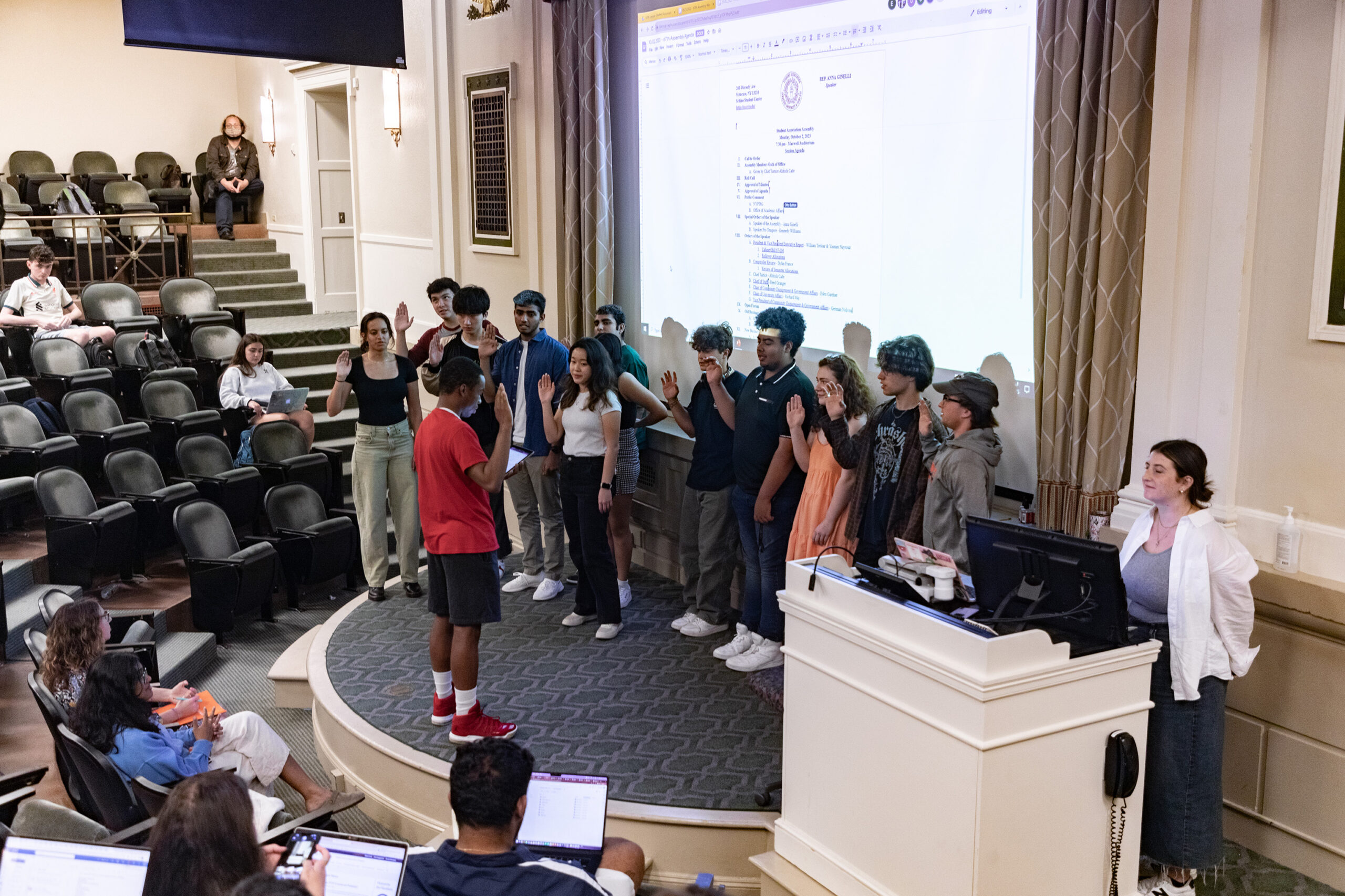 Student Association inaugurates 19 new members, approves new member to Finance Board - Vimarsana News