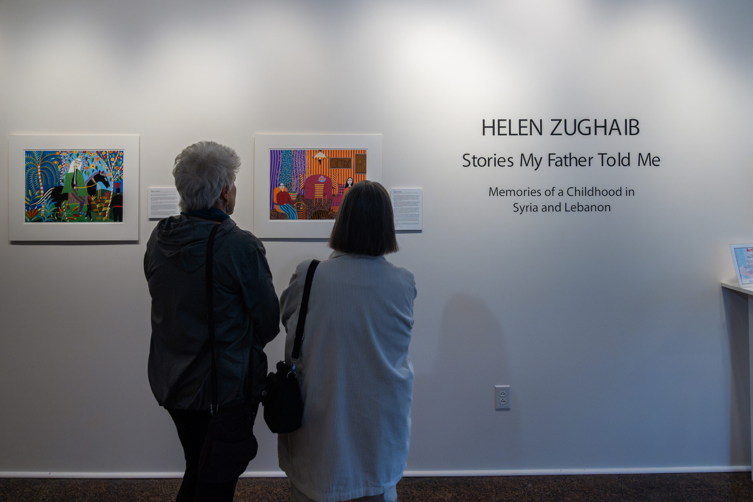 Helen Zughaib's ArtRage exhibit is a celebration of family strength - Vimarsana News