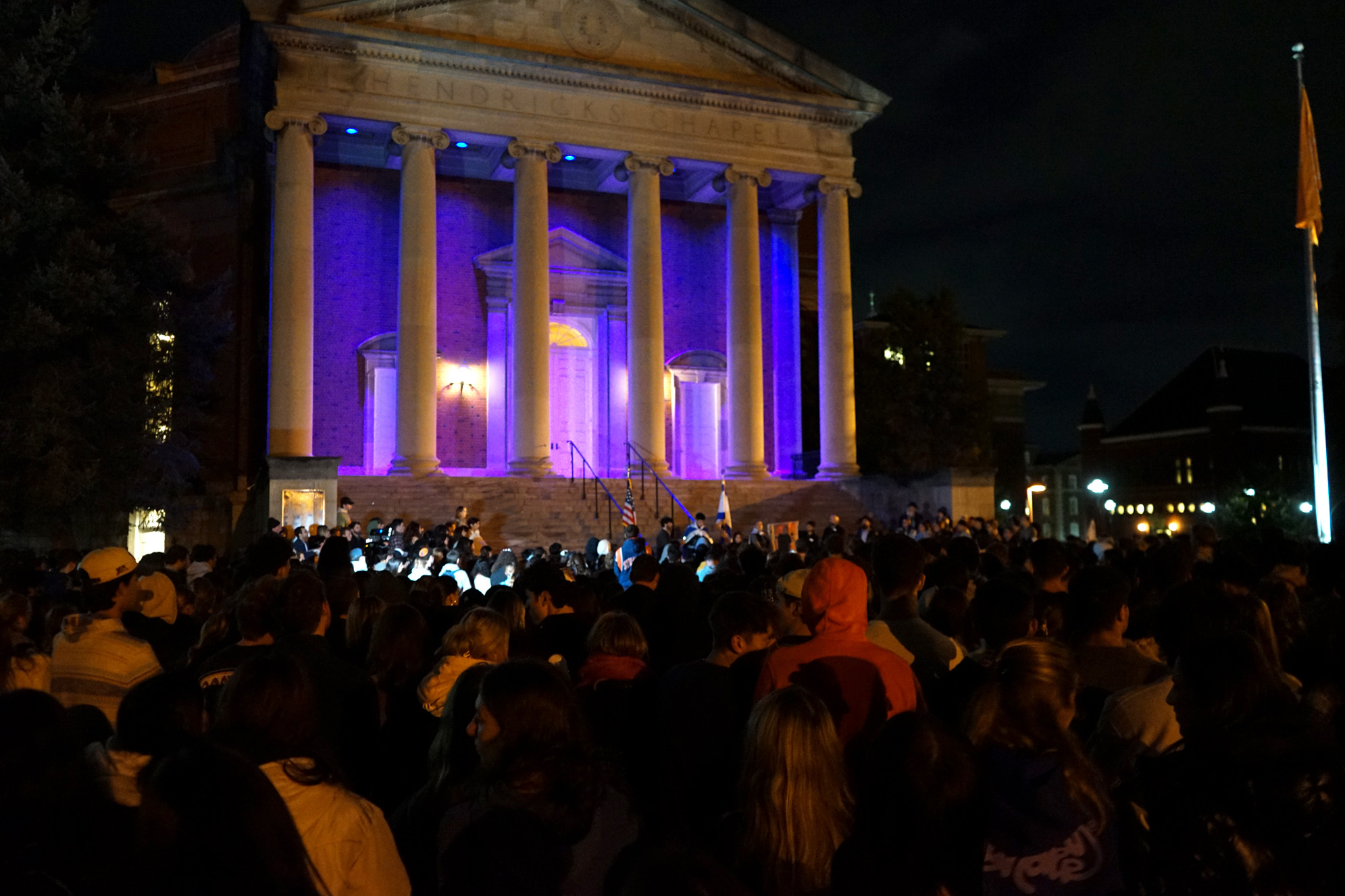 Hundreds attend peace vigil hosted by Syracuse Hillel, Chabad - Vimarsana News