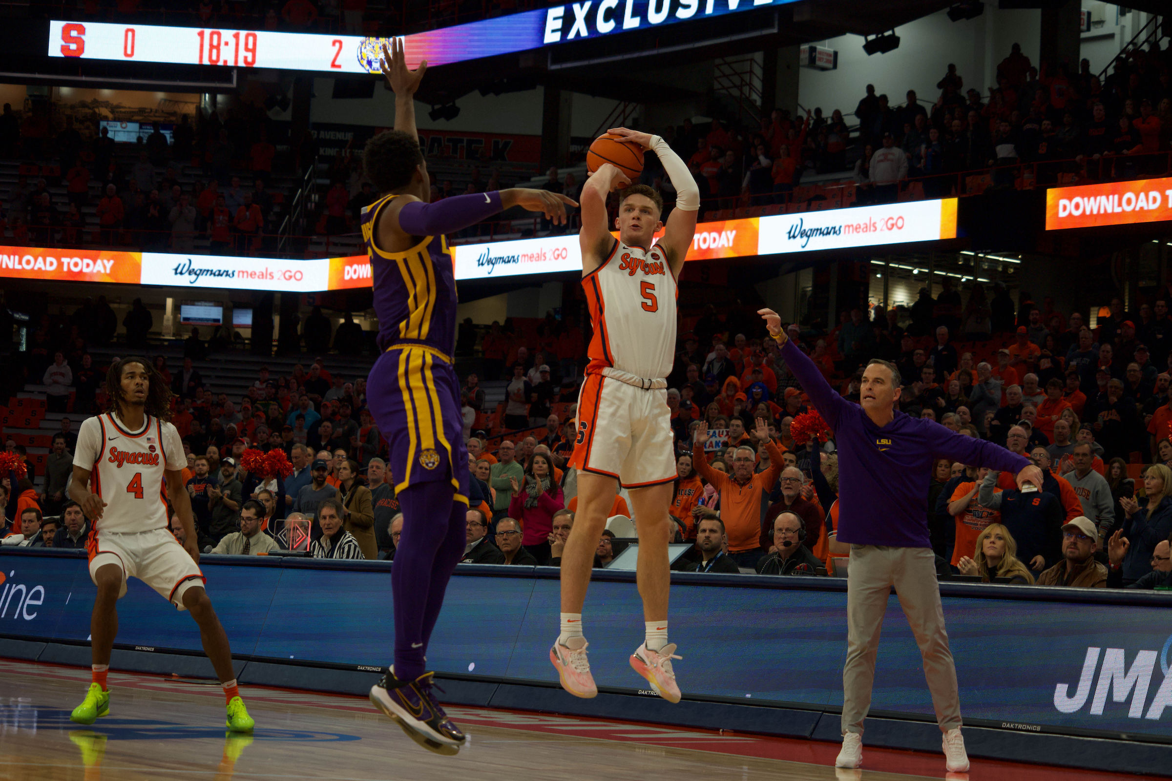Observations from Syracuse's blowout win over LSU: Strong 3-point shooting, stopping Will Baker - Vimarsana News