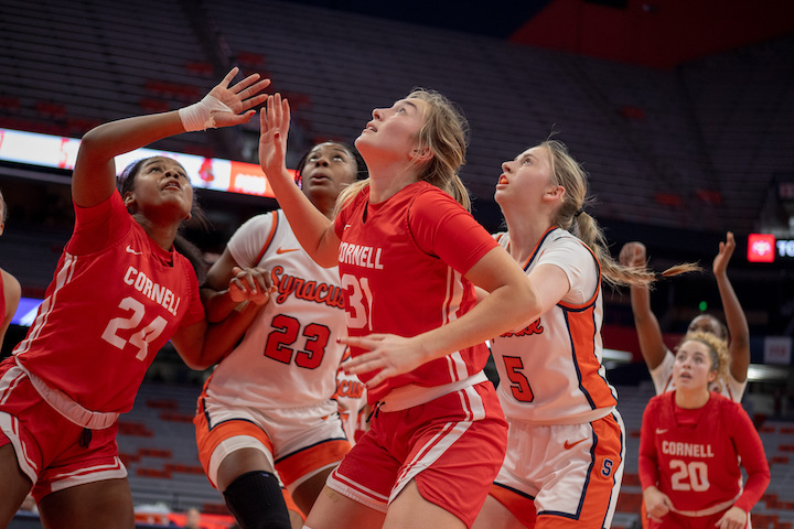 SU overcomes combined 45 points from Cornell's Emily Pape, Summer Parker-Hall in comeback win - Vimarsana News