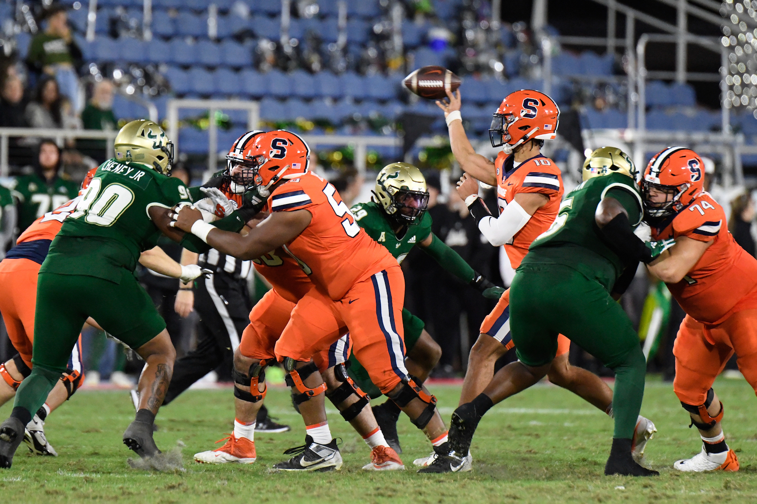 Costly turnovers define Syracuse's blowout loss to USF in Boca Raton Bowl - Vimarsana News