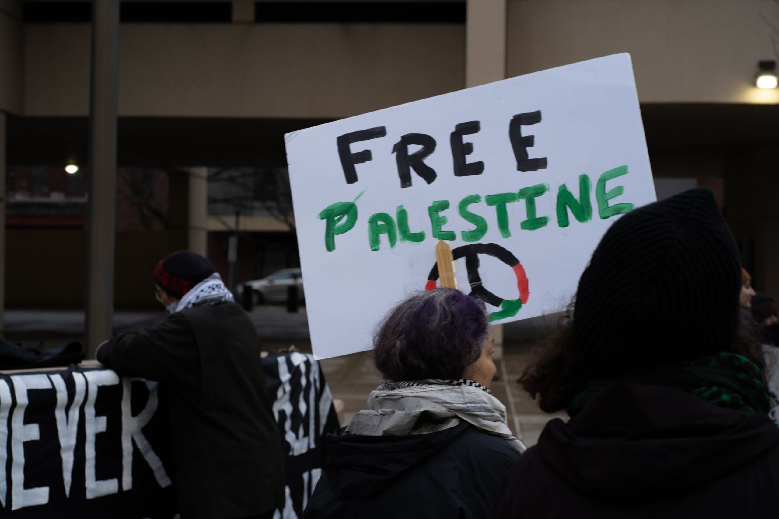 Demonstrators call for ceasefire in Palestine at Syracuse Federal Building - Vimarsana News