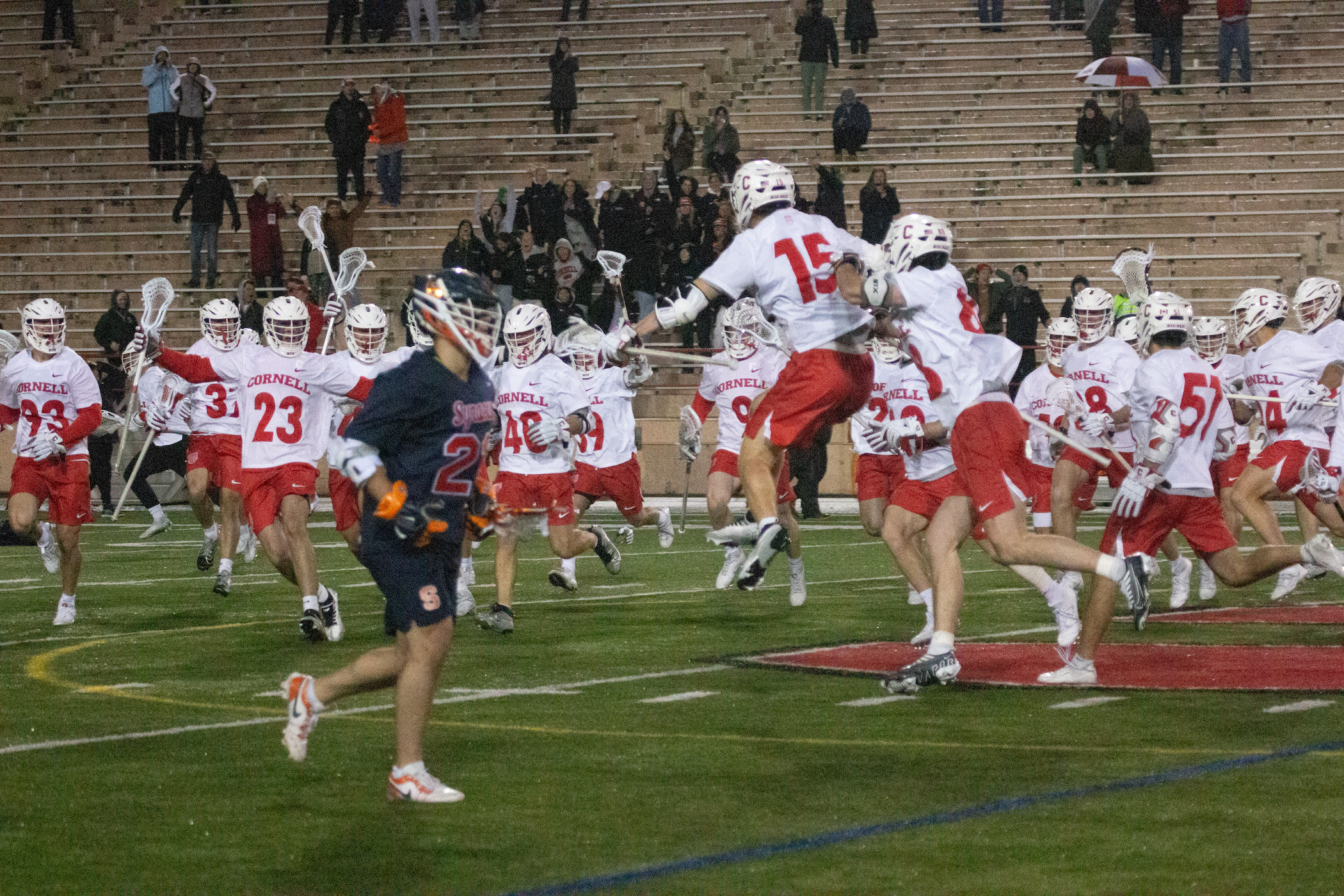 Syracuse blows 7-goal lead, falls 18-17 in 2OT to Cornell - Vimarsana News
