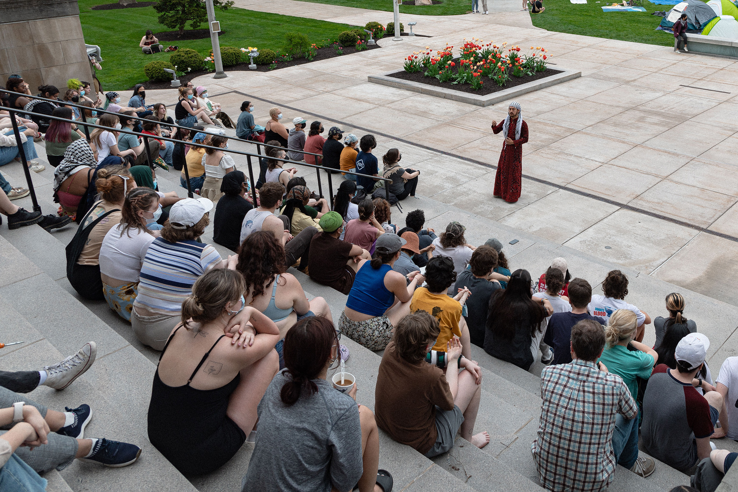 Muslim Alliance for Sexual and Gender Diversity executive speaks at SU encampment - Vimarsana News