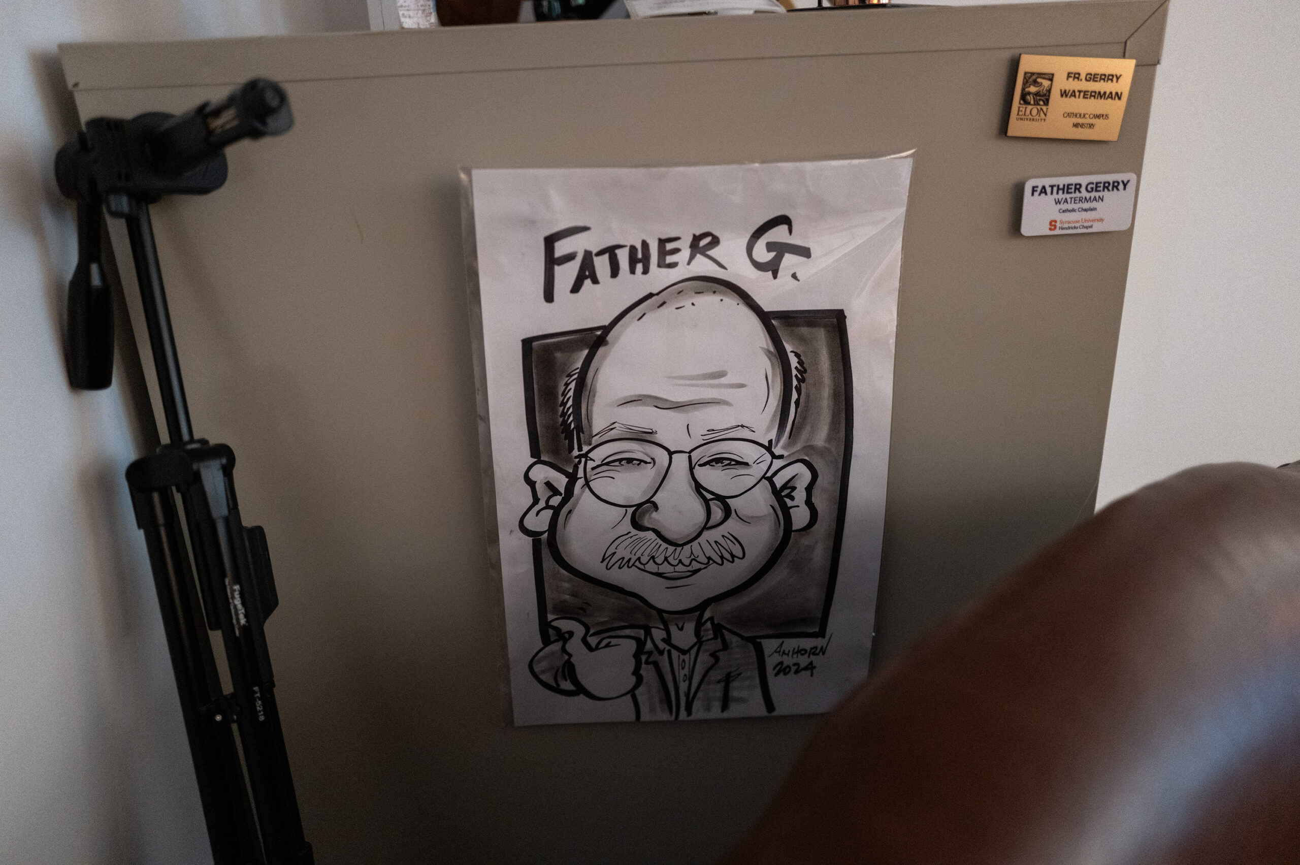 Caricature of Fr. Gerry