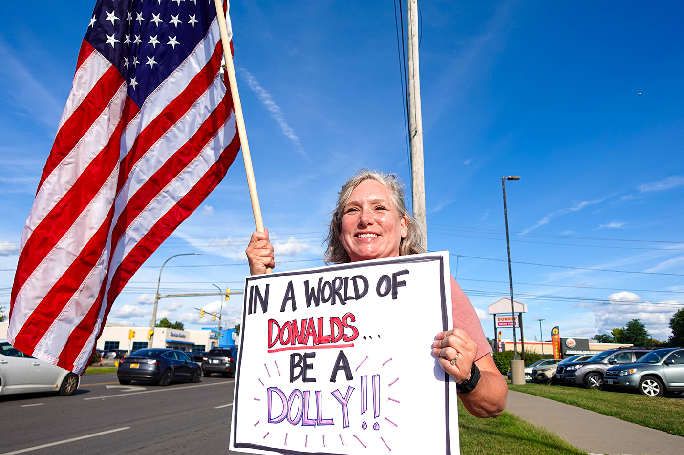 CNY Solidarity protester